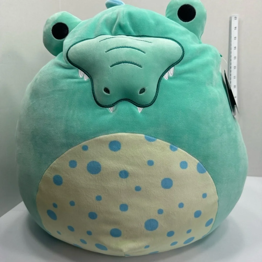 Squismallow Green Dinosaur Plush Toy brand new w/tags size 16”